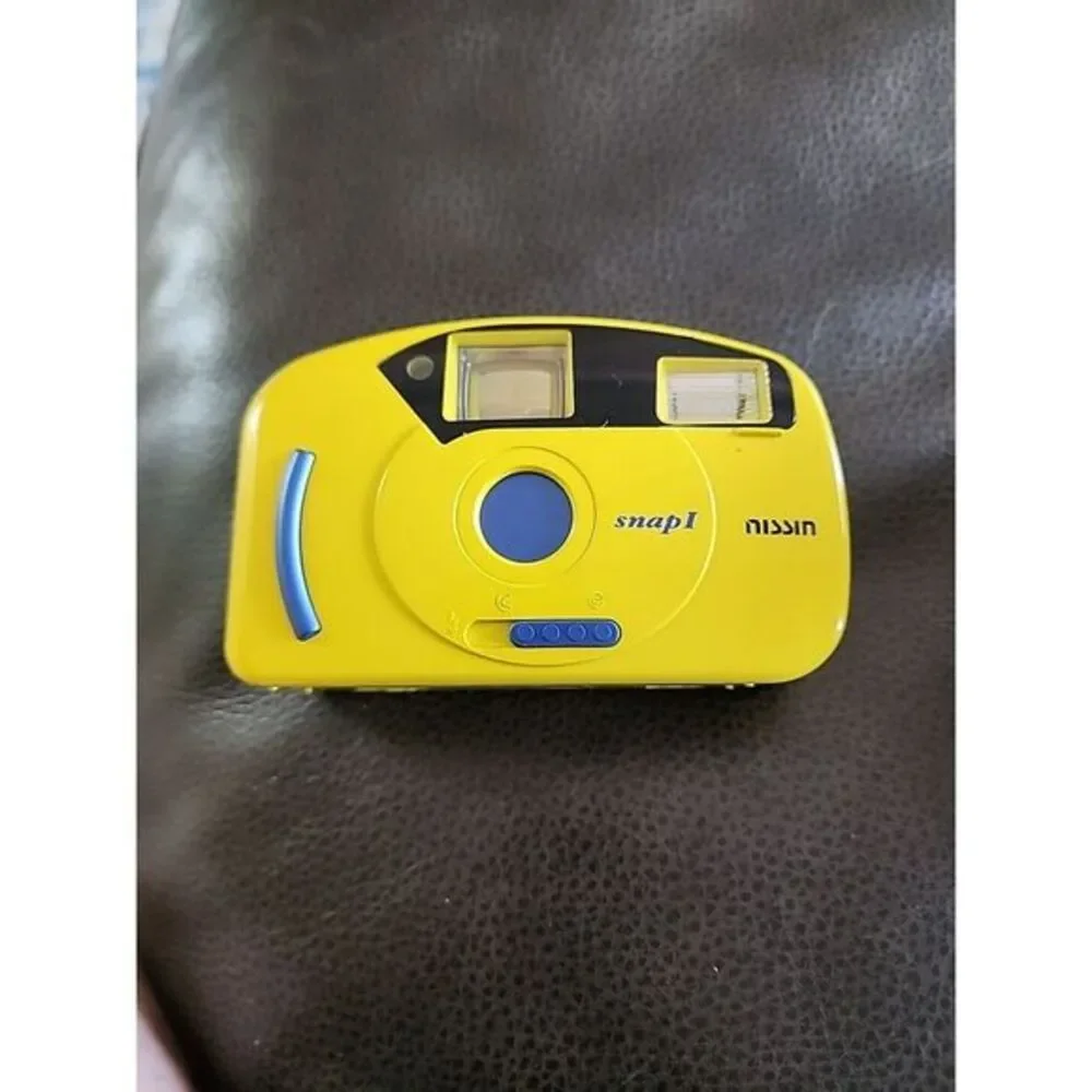Rare NIB Nissin Snap I 35mm Film Motor Drive Camera‎ With Built In Flash